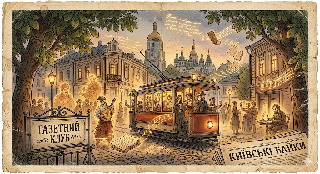Вітаємо у Газетному Клубі! Місце, де оживають київські байки