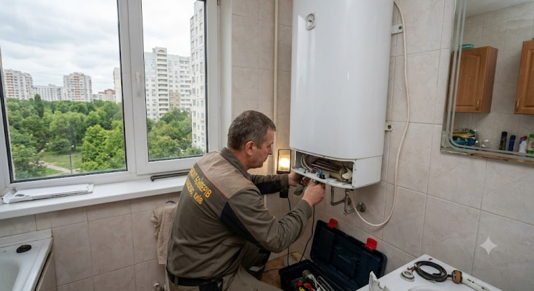 Ремонт бойлера у Голосіївському районі (Київ): оперативне відновлення гарячого водопостачання
