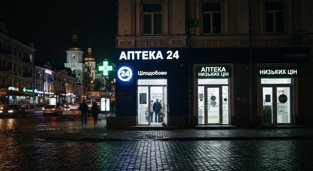 Цілодобові аптеки Києва: де шукати ліки вночі та під час блекаутів